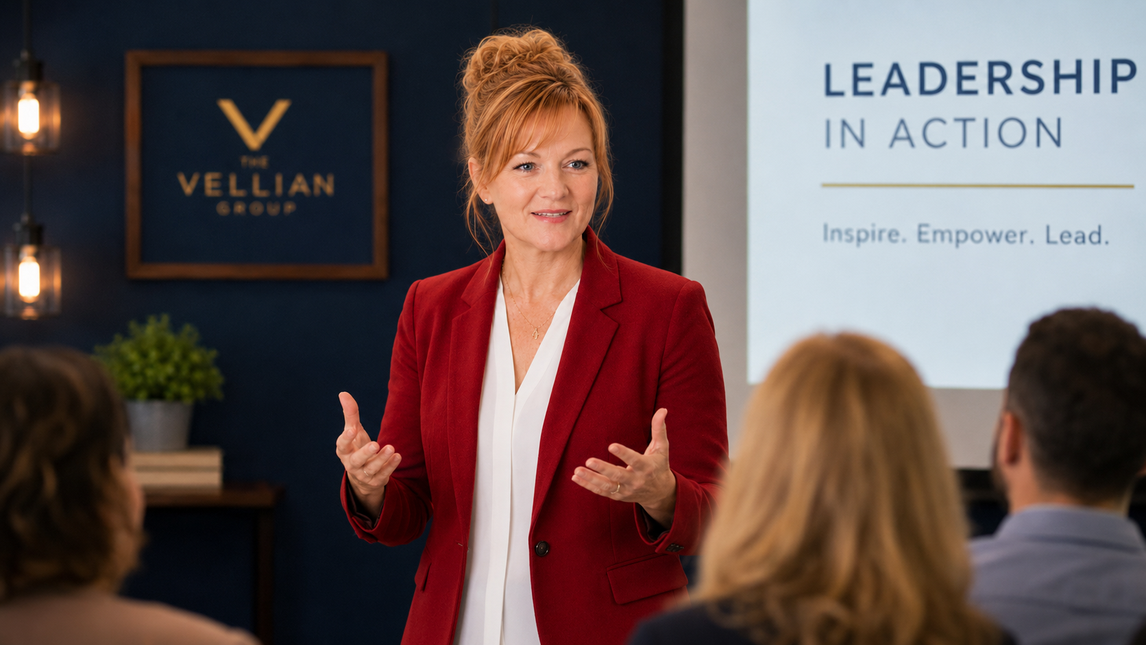 Heather Joy Hill leading a workshop session